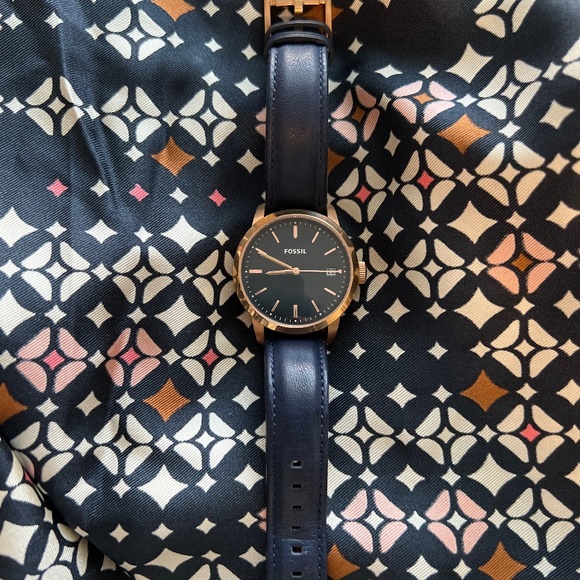 Fossil Townsman Three Hand Leather Watch FS 4838 - Picture 1 of 3